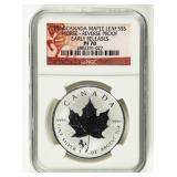 Coin 2014 Canada Maple Leaf $5 .999 NGC PF70