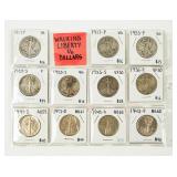 Coin (11)  Walking Liberty Half Dollars 1917-1943