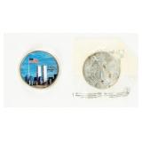 Coin (2) American Silver Eagles 2001 & 2002