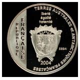 Coin 2004 Republic of France 1 1/2E .999 Silver