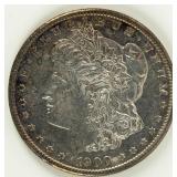 Coin 1900-S  Morgan Silver Dollar Almost Unc.