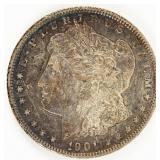 Coin 1901-O  Morgan Silver Dollar  Extra Fine