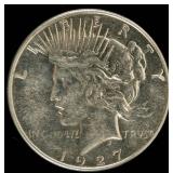 Coin 1927-S Peace Silver Dollar Gem BU