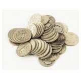 Coin (40) Washington 90% Quarters