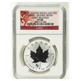 Coin 2014 Canada Maple Leaf $5 .999 NGC PF70