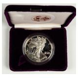Coin 1988 Proof Silver Eagle in Box with Papers