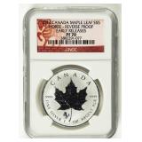 Coin 2014 Canada Maple Leaf $5 .999 NGC PF70