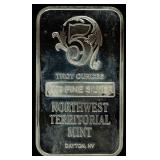 Coin 5 Troy Ounce .999 Fine Silver Bar