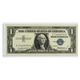 Currency 1957 $1 Silver Certificate Blue Seal Gem