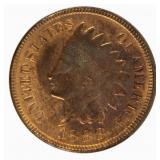 Coin 1888 Indian Head Cent Red & Brown Unc.