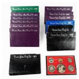 Coin (13) United States Proof Sets 1977-1996