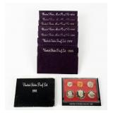 Coin (8) United States Proof Sets 1981-1993