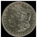 Coin 1899-O Micro O  Morgan Silver Dollar A.U
