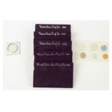 Coin 6 Proof Sets 1963, 84, 85, 86, 88 & 91