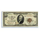 Currency 1929 National Currency $10 Cleveland VF