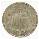 Coin 1883 Shield Nickel in Choice Brilliant Unc.