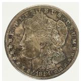 Coin 1881-S  Morgan Silver Dollar Gem BU