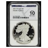 Coin 2021-W American Silver Eagle NGCX PR10