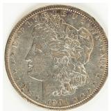 Coin 1901  Morgan Silver Dollar  Almost Unc.