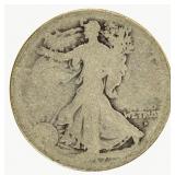 Coin 1917-D OBV. Walking Liberty Half Dollar AG