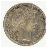 Coin 1899 Barber Half Dollar in Very Fine / XF