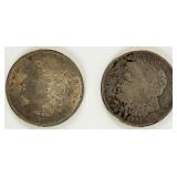 Coin (2) Morgan Silver Dollars 1921 & 1921-D