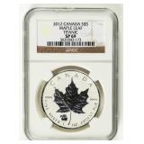 Coin 2012 Canada Maple Leaf $5 .999 NGC SP69