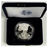 Coin 2001 Proof Silver Eagle in Box with Papers