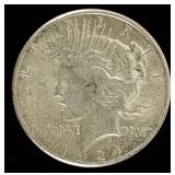 Coin 1924-S Peace Silver Dollar Almost Unc*