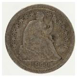 Coin 1849-O United States Half Dime in Very Fine