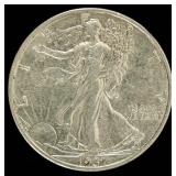 Coin 1937-S Walking Liberty Half Dollar Choice AU