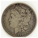 Coin 1899-S Morgan Silver Dollar in Fine