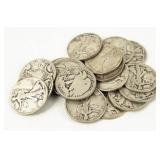 Coin (20) Walking Liberty Half Dollars