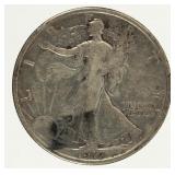 Coin 1917 Walking Liberty Half Dollar in Fine