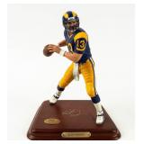 Kurt Warner 1999 St. Louis Rams Fingurine Statue