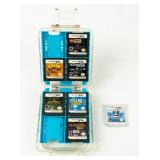 Lot of 7 Nintendo DS & 3DS Games with Travel Case