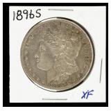 Coin 1896-S  Morgan Silver Dollar Extra Fine