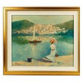 Framed Oil Painting by John Manol