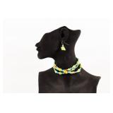 Jewelry Turquoise & Coral Beaded Necklace