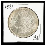 Coin 1921  Morgan Silver Dollar Brilliant Unc.
