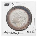Coin 1884-S  Morgan Silver Dollar B.U. Toned