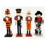 Lot of 4 Nutcrackers