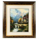 Thomas Kinkade Framed Print
