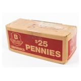 Coin $25 Face Value Copper Lincoln Cents