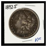 Coin 1892-S  Morgan Silver Dollar Very Fine