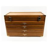 Vintage Sisco Oak Mechanics Chest