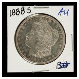 Coin 1888-S  Morgan Silver Dollar Almost Unc.