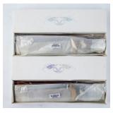 Knife Lot Of 2 Custom Damascus Staghorn Bowie