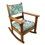 Antique Mission Style Rocking Chair