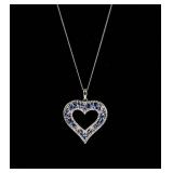 Jewelry Sterling Silver Tanzanite Necklace
